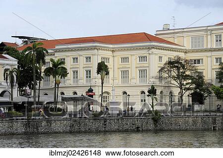 "Asian Civilisation Museum and Raffles Landing Site on the Singapore River, Central Area, Central Business District, Singapore, Asia" View Large Photo Image Stock Photo - "Asian Civilisation Museum and Raffles Landing Site on the Singapore River, Central Area, Central Business District, Singapore, Asia". Fotosearch