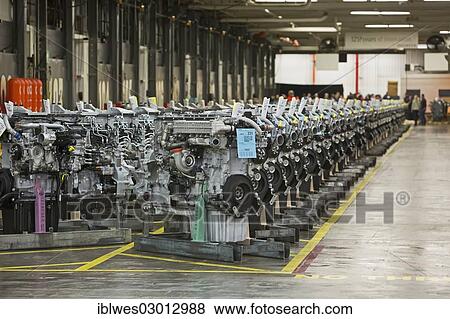 "Assembled diesel truck engines at Daimler's Detroit Diesel plant, Redford, Michigan, United States, North America" View Large Photo Image Stock Photo - "Assembled diesel truck engines at Daimler's Detroit Diesel plant, Redford, Michigan, United States, North America". Fotosearch