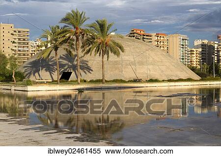 "Assembly Hall, Expo, Rachid Karami International Fair, Tripoli, Lebanon. The Brazilian architect Oscar Niemeyer was planning the area in the early 1960s. " View Large Photo Image Stock Photography - "Assembly Hall, Expo, Rachid Karami International Fair, Tripoli, Lebanon. The Brazilian architect Oscar Niemeyer was planning the area in the early 1960s. ". Fotosearch