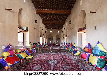 "Assembly room, Nakhl Fort or Husn Al Heem, fortress, historic mudbrick building, Al-Batinah province, Sultanate of Oman, Arabian Peninsula" View Large Photo Image Stock Image - "Assembly room, Nakhl Fort or Husn Al Heem, fortress, historic mudbrick building, Al-Batinah province, Sultanate of Oman, Arabian Peninsula". Fotosearch