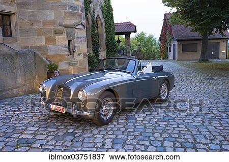 Stock Photo - "Aston Martin DB2 Drophead, Bamberg, Upper Franconia, Bavaria, Germany, Europe". Fotosearch