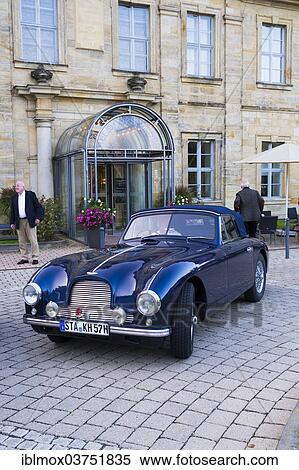 Stock Photography - "Aston Martin DB2 Drophead, Bamberg, Upper Franconia, Bavaria, Germany, Europe". Fotosearch