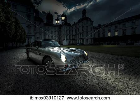 "Aston Martin DB6, parked in front of the Grandhotel Schloss Bensberg, Bensberg, Bergisch Gladbach, Bergisches Land region, North Rhine-Westphalia, Germany, Europe" View Large Photo Image Stock Photo - "Aston Martin DB6, parked in front of the Grandhotel Schloss Bensberg, Bensberg, Bergisch Gladbach, Bergisches Land region, North Rhine-Westphalia, Germany, Europe". Fotosearch
