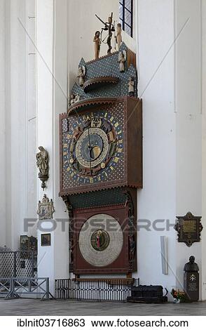 "Astronomical clock in in St. Mary's Church, Gdansk, Pomeranian Voivodeship, Poland, Europe" View Large Photo Image Stock Image - "Astronomical clock in in St. Mary's Church, Gdansk, Pomeranian Voivodeship, Poland, Europe". Fotosearch
