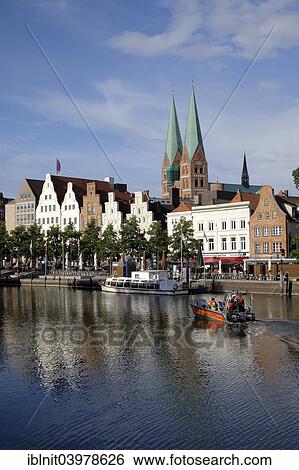 "At the Upper Trave, Lubeck, Schleswig-Holstein" View Large Photo Image Stock Photograph - "At the Upper Trave, Lubeck, Schleswig-Holstein". Fotosearch
