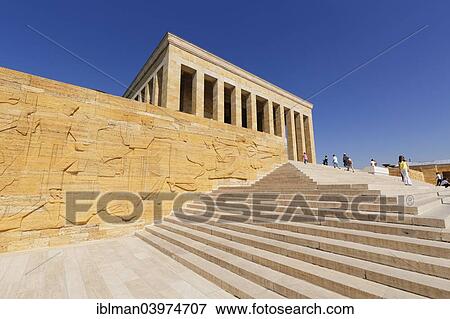 "Ataturk Mausoleum with the Dumlupinar relief, Anitkabir, Ankara, Central Anatolia Region, Anatolia, Turkey, Asia" View Large Photo Image Stock Photo - "Ataturk Mausoleum with the Dumlupinar relief, Anitkabir, Ankara, Central Anatolia Region, Anatolia, Turkey, Asia". Fotosearch