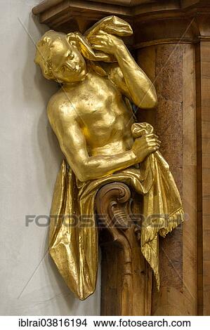 "Atlas figure at the confessional, by Bartholomew Zwinck, baroque Church of the Assumption of St. Mary, Ettal Abbey, Ettal, Upper Bavaria, Bavaria, Germany, Europe" View Large Photo Image Picture - "Atlas figure at the confessional, by Bartholomew Zwinck, baroque Church of the Assumption of St. Mary, Ettal Abbey, Ettal, Upper Bavaria, Bavaria, Germany, Europe". Fotosearch