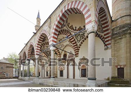 Stock Photo - "Atrium of the Sultan Mosque, Manisa, Manisa Province, Aegean Region, Turkey, Asia". Fotosearch