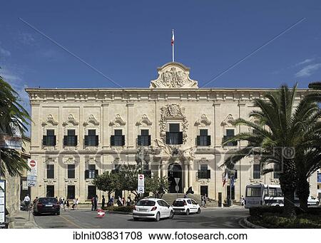 "Auberge de Castille, Renaissance palace, Valletta, Malta, Europe" View Large Photo Image Stock Photo - "Auberge de Castille, Renaissance palace, Valletta, Malta, Europe". Fotosearch