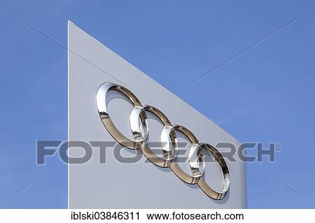 "Audi AG logo at the production location in Gyor, Hungary, Europe" View Large Photo Image Stock Image - "Audi AG logo at the production location in Gyor, Hungary, Europe". Fotosearch
