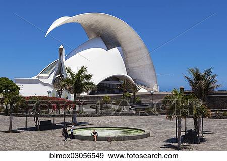 "Auditorio de Tenerife, concert hall designed by Santiago Calatrava, Santa Cruz de Tenerife, Tenerife, Canary Islands, Spain, Europe" View Large Photo Image Stock Photo - "Auditorio de Tenerife, concert hall designed by Santiago Calatrava, Santa Cruz de Tenerife, Tenerife, Canary Islands, Spain, Europe". Fotosearch