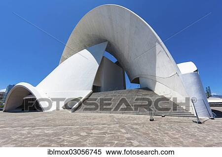 "Auditorio de Tenerife, concert hall designed by Santiago Calatrava, Santa Cruz de Tenerife, Tenerife, Canary Islands, Spain, Europe" View Large Photo Image Stock Photography - "Auditorio de Tenerife, concert hall designed by Santiago Calatrava, Santa Cruz de Tenerife, Tenerife, Canary Islands, Spain, Europe". Fotosearch