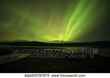 "Aurora borealis over College Fjord, Prince William Sound, Alaska" View Large Photo Image Stock Image - "Aurora borealis over College Fjord, Prince William Sound, Alaska". Fotosearch