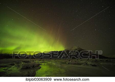"Aurora Borealis, Twentymile River, Portage, Alaska, United States, North America" View Large Photo Image Stock Photo - "Aurora Borealis, Twentymile River, Portage, Alaska, United States, North America". Fotosearch