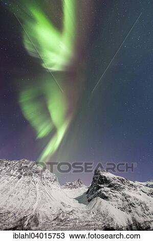 "Aurora over the Grotfjord, Tromso, Troms, Norway, Europe" View Large Photo Image Stock Image - "Aurora over the Grotfjord, Tromso, Troms, Norway, Europe". Fotosearch