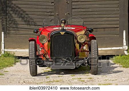 Stock Image - "Austin Seven Super Sport Ulster, built in 1927". Fotosearch
