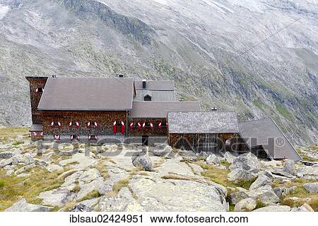 Austrian Alpine Club, OEAV, view from above of Kuersingerhuette refuge, near Neukirchen am Grossvenediger, Venediger Group, Hohe Tauern or High Tauern Range, Alps, State of Salzburg, Austria, Europe View Large Photo Image Stock Image - Austrian Alpine Club, OEAV, view from above of Kuersingerhuette refuge, near Neukirchen am Grossvenediger, Venediger Group, Hohe Tauern or High Tauern Range, Alps, State of Salzburg, Austria, Europe. Fotosearch