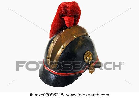 "Austrian fireman's helmet with a red tuft from 1900, """"Fire and Flame? Çô the fire department from 1850 to today"""" exhibition, industrial museum, Lauf an der Pegnitz, Middle Franconia, Bavaria, Germany, Europe" View Large Photo Image Stock Photography - "Austrian fireman's helmet with a red tuft from 1900, """"Fire and Flame? Çô the fire department from 1850 to today"""" exhibition, industrial museum, Lauf an der Pegnitz, Middle Franconia, Bavaria, Germany, Europe". Fotosearch