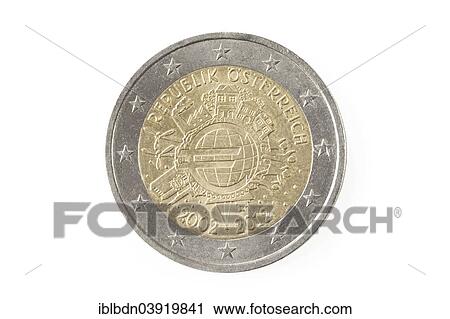 Austrian two euro coin View Large Photo Image Stock Image - Austrian two euro coin. Fotosearch