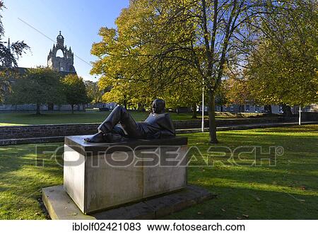 Autumnal park with a sculpture at King's College Chapel, King's College, University of Aberdeen, Old Aberdeen, Aberdeen, Scotland, United Kingdom, Europe View Large Photo Image Stock Image - Autumnal park with a sculpture at King's College Chapel, King's College, University of Aberdeen, Old Aberdeen, Aberdeen, Scotland, United Kingdom, Europe. Fotosearch