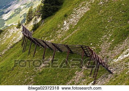 "Avalanche barriers, Walmendingerhorn mountain, Allgaeu Alps, Vorarlberg, Austria, Europe, PublicGround, Europe" View Large Photo Image Stock Photo - "Avalanche barriers, Walmendingerhorn mountain, Allgaeu Alps, Vorarlberg, Austria, Europe, PublicGround, Europe". Fotosearch