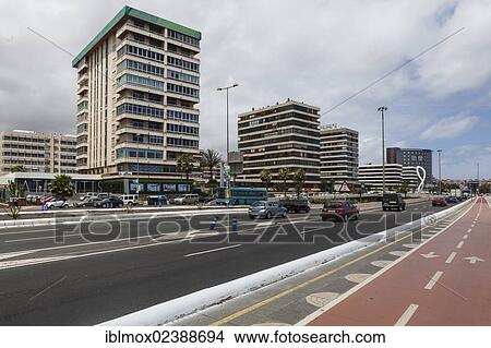 "Ave de Canarias waterside promenade, Las Palmas, Gran Canaria, Canary Islands, Spain, Europe, PublicGround, Europe" View Large Photo Image Picture - "Ave de Canarias waterside promenade, Las Palmas, Gran Canaria, Canary Islands, Spain, Europe, PublicGround, Europe". Fotosearch