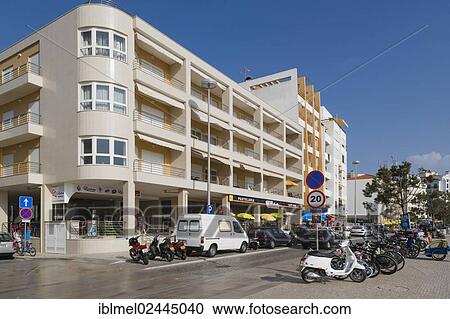 Stock Image - "Avenida Marginal, Sao Martinho do Porto, Alcobaca, Oeste, Leiria District, Portugal, Europe". Fotosearch