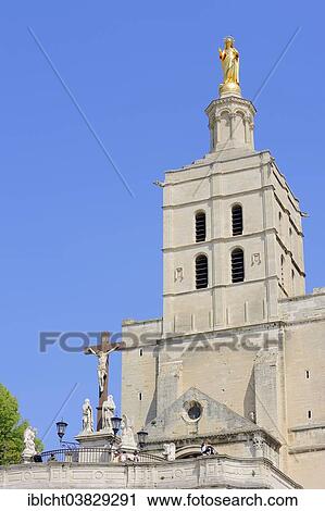 "Avignon Cathedral with the Crucifix below, Avignon, Vaucluse, Provence-Alpes-Cote d'Azur, Southern France, France, Europe" View Large Photo Image Stock Image - "Avignon Cathedral with the Crucifix below, Avignon, Vaucluse, Provence-Alpes-Cote d'Azur, Southern France, France, Europe". Fotosearch