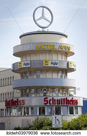 Stock Photograph - "Avus Motel, Westend quarter, Berlin, Germany, Europe". Fotosearch