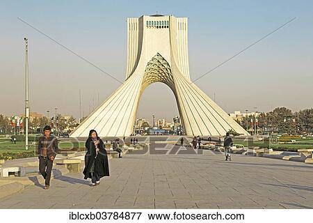 "Azadi Monument, Tehran, Tehran province, Persia, Iran, Asia" View Large Photo Image Stock Photo - "Azadi Monument, Tehran, Tehran province, Persia, Iran, Asia". Fotosearch