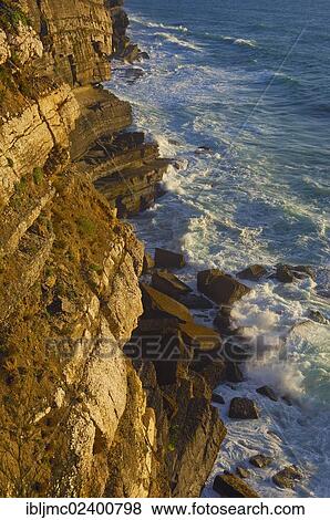 "Azenhas do Mar, cliffs at Praia das Macas beach), Colares, Lisbon district, Sintra coast, Portugal, Europe" View Large Photo Image Stock Photo - "Azenhas do Mar, cliffs at Praia das Macas beach), Colares, Lisbon district, Sintra coast, Portugal, Europe". Fotosearch