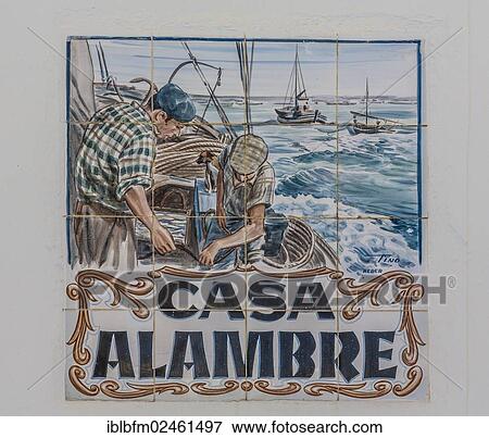 "Azulejo, plaque made of painted ceramic tiles, Albufeira, Algarve, Portugal, Europe" View Large Photo Image Stock Photo - "Azulejo, plaque made of painted ceramic tiles, Albufeira, Algarve, Portugal, Europe". Fotosearch