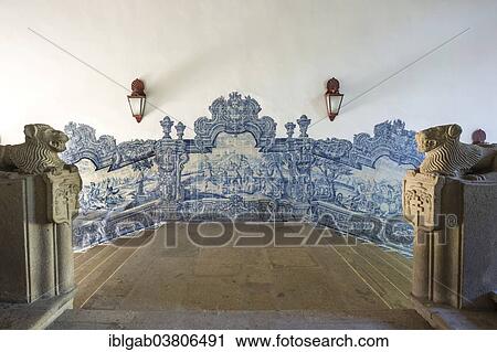 "Azulejos, Pousada de Santa Marinha, interior, Guimaraes, Minho, Portugal, Europe" View Large Photo Image Stock Image - "Azulejos, Pousada de Santa Marinha, interior, Guimaraes, Minho, Portugal, Europe". Fotosearch
