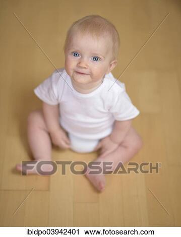 "Baby, 7 months" View Large Photo Image Stock Image - "Baby, 7 months". Fotosearch