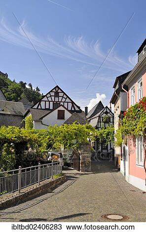 Stock Image - "Bacharach, UNESCO World Heritage Site, Rhineland-Palatinate, Germany, Europe". Fotosearch
