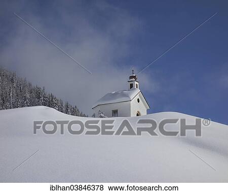 Stock Photo - "Bacher Kapelle zur Schwarzen Madonnna von Tschenstochau chapel, Kartitsch, Lesachtal valley, East Tyrol, Austria, Europe". Fotosearch