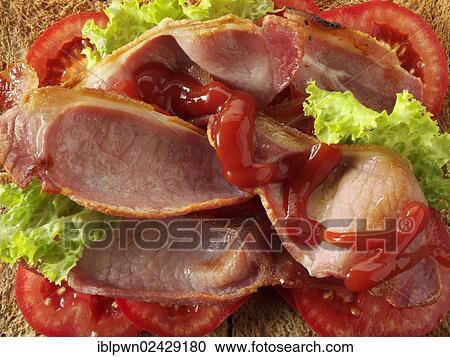 Back bacon rashers View Large Photo Image Stock Image - Back bacon rashers. Fotosearch