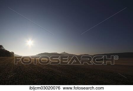 "Backlit landscape, Wachsenburg Castle at back, Thuringer Wald, Thuringer Wald, Thuringia, Germany, Europe" View Large Photo Image Stock Photograph - "Backlit landscape, Wachsenburg Castle at back, Thuringer Wald, Thuringer Wald, Thuringia, Germany, Europe". Fotosearch