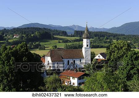 "Bad Bayersoien with the Parish Church of St. George, Pfaffenwinkel, Upper Bavaria, Bavaria, Germany, Europe, PublicGround, Europe" View Large Photo Image Stock Image - "Bad Bayersoien with the Parish Church of St. George, Pfaffenwinkel, Upper Bavaria, Bavaria, Germany, Europe, PublicGround, Europe". Fotosearch