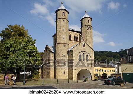 "Bad Muenstereifel, Collegiate Church of St. Chrysanthus and Daria, Way of St. James between Cologne and Trier, North Rhine-Westphalia, Germany, Europe" View Large Photo Image Picture - "Bad Muenstereifel, Collegiate Church of St. Chrysanthus and Daria, Way of St. James between Cologne and Trier, North Rhine-Westphalia, Germany, Europe". Fotosearch