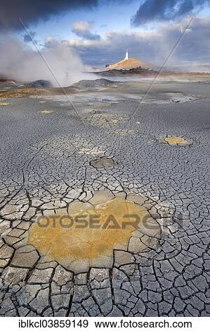"Baejarfell Lighthouse, high temperature geothermal area of Gunnuhver, Snaefellsnes, Iceland, Europe" View Large Photo Image Stock Photo - "Baejarfell Lighthouse, high temperature geothermal area of Gunnuhver, Snaefellsnes, Iceland, Europe". Fotosearch