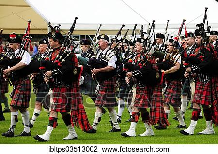 "Bagpipers during the opening of the Highland Games, Inverness, Highlands, Scotland, United Kingdom, Europe" View Large Photo Image Stock Image - "Bagpipers during the opening of the Highland Games, Inverness, Highlands, Scotland, United Kingdom, Europe". Fotosearch