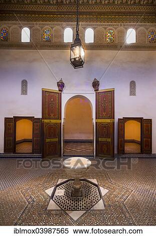 "Bahia Palace, Palais Bahia, built on behalf of the Grand Vizier Si Moussa in 1867, Medina, Marrakech, Marrakech-Tensift-El Haouz, Morocco, Africa" View Large Photo Image Stock Photography - "Bahia Palace, Palais Bahia, built on behalf of the Grand Vizier Si Moussa in 1867, Medina, Marrakech, Marrakech-Tensift-El Haouz, Morocco, Africa". Fotosearch
