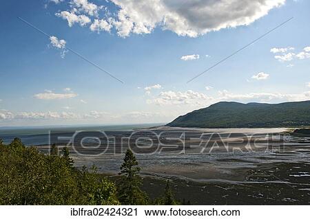 Stock Image - Baie-Saint-Paul, St. Lawrence River, Quebec, Canada, North America. Fotosearch