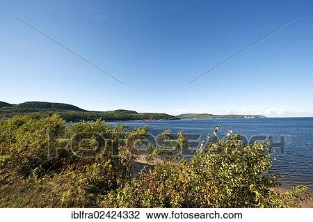 Baie-Sainte-Catherine, Charlevoix region, Parc marin du Saguenay-Saint-Laurent, Saguenay? St. Lawrence River, Quebec, Canada, North America View Large Photo Image Stock Image - Baie-Sainte-Catherine, Charlevoix region, Parc marin du Saguenay-Saint-Laurent, Saguenay? St. Lawrence River, Quebec, Canada, North America. Fotosearch