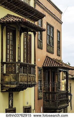 "Balconies of houses, La Orotava, Tenerife, Canary Islands, Spain, Europe" View Large Photo Image Stock Photography - "Balconies of houses, La Orotava, Tenerife, Canary Islands, Spain, Europe". Fotosearch