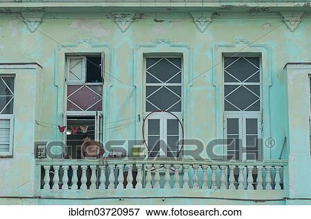 "Balcony of a house from the colonial era in Old Havana, Havana, La Habanna, Cuba, North America" View Large Photo Image Stock Photo - "Balcony of a house from the colonial era in Old Havana, Havana, La Habanna, Cuba, North America". Fotosearch
