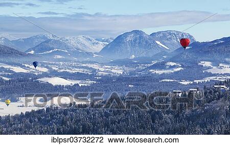 "Balloon flight in the Tyrolean Lower Inn Valley, Kossen, Tyrol, Austria, Europe" View Large Photo Image Stock Image - "Balloon flight in the Tyrolean Lower Inn Valley, Kossen, Tyrol, Austria, Europe". Fotosearch