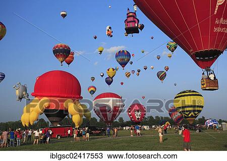 Ballooning Festival at Saint-Jean-sur-Richelieu, Quebec, Canada, North America View Large Photo Image Stock Image - Ballooning Festival at Saint-Jean-sur-Richelieu, Quebec, Canada, North America. Fotosearch