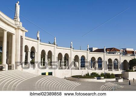 "Balustrade of The Basilica of Our Lady of the Rosary, Santuario de Fatima, Fatima Shrine, Sanctuary of Our Lady of Fatima, Fatima, Ourem, Santarem, Portugal, Europe" View Large Photo Image Stock Photo - "Balustrade of The Basilica of Our Lady of the Rosary, Santuario de Fatima, Fatima Shrine, Sanctuary of Our Lady of Fatima, Fatima, Ourem, Santarem, Portugal, Europe". Fotosearch